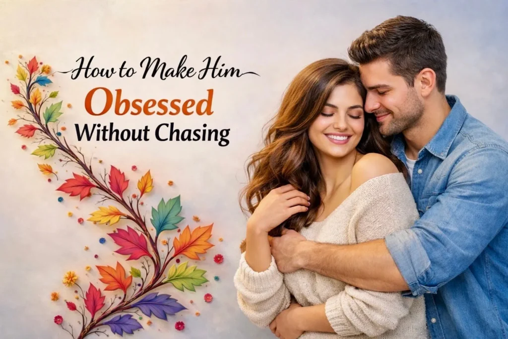 Couple bonding emotional attraction psychology Happy couple embracing – how to make him obsessed without chasing using psychology