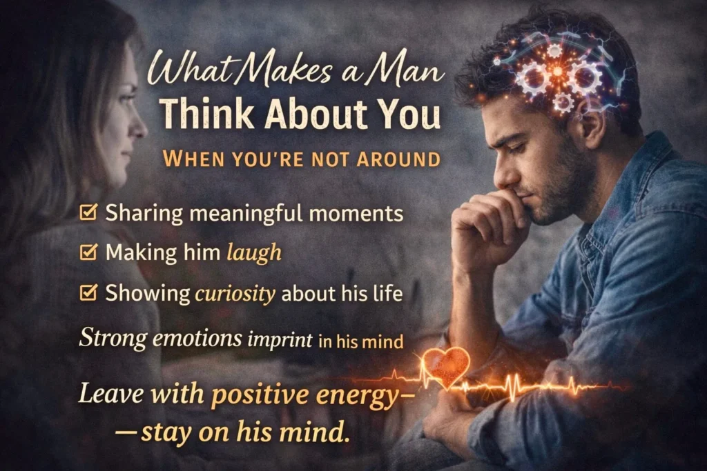 What Makes a Man Think About You When You're Not Around