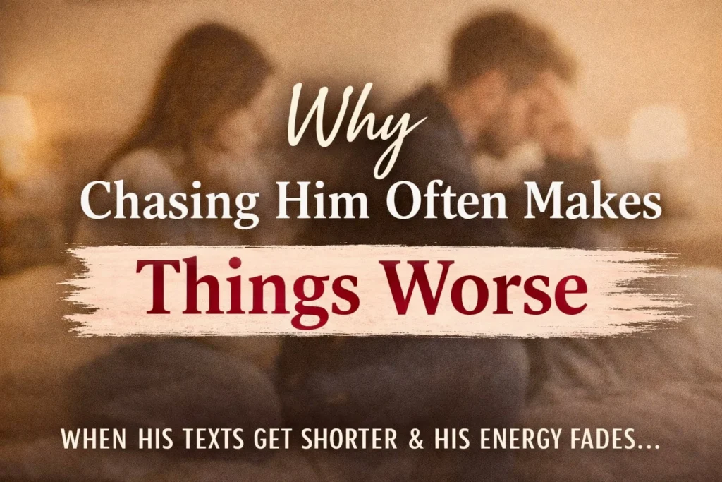 Why Chasing Him Often Makes Things Worse