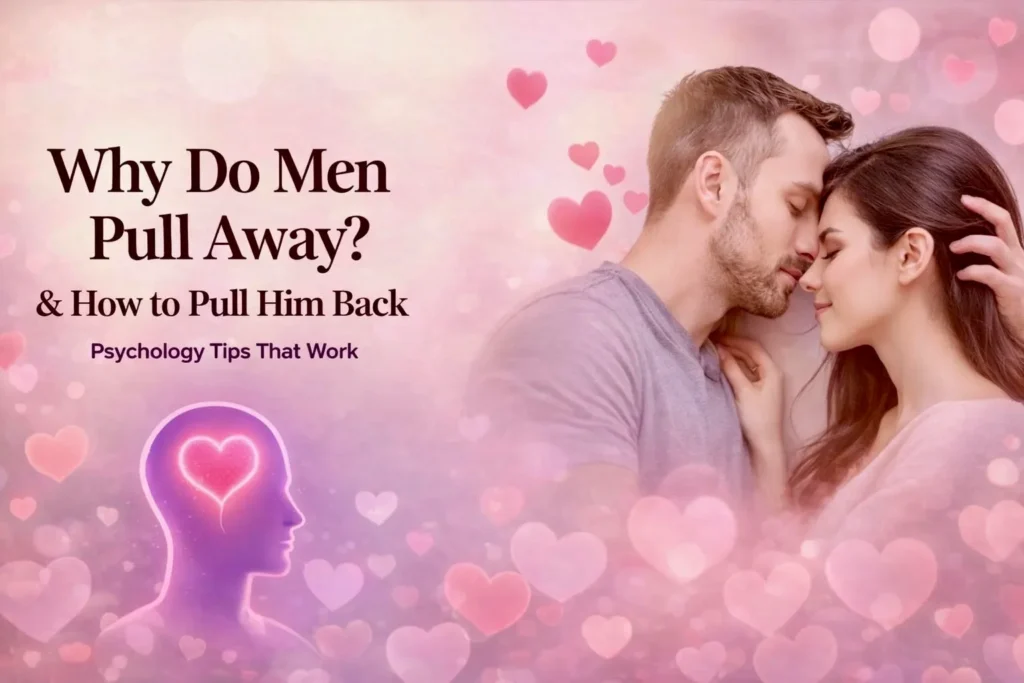why do men pull away and how to pull him back
