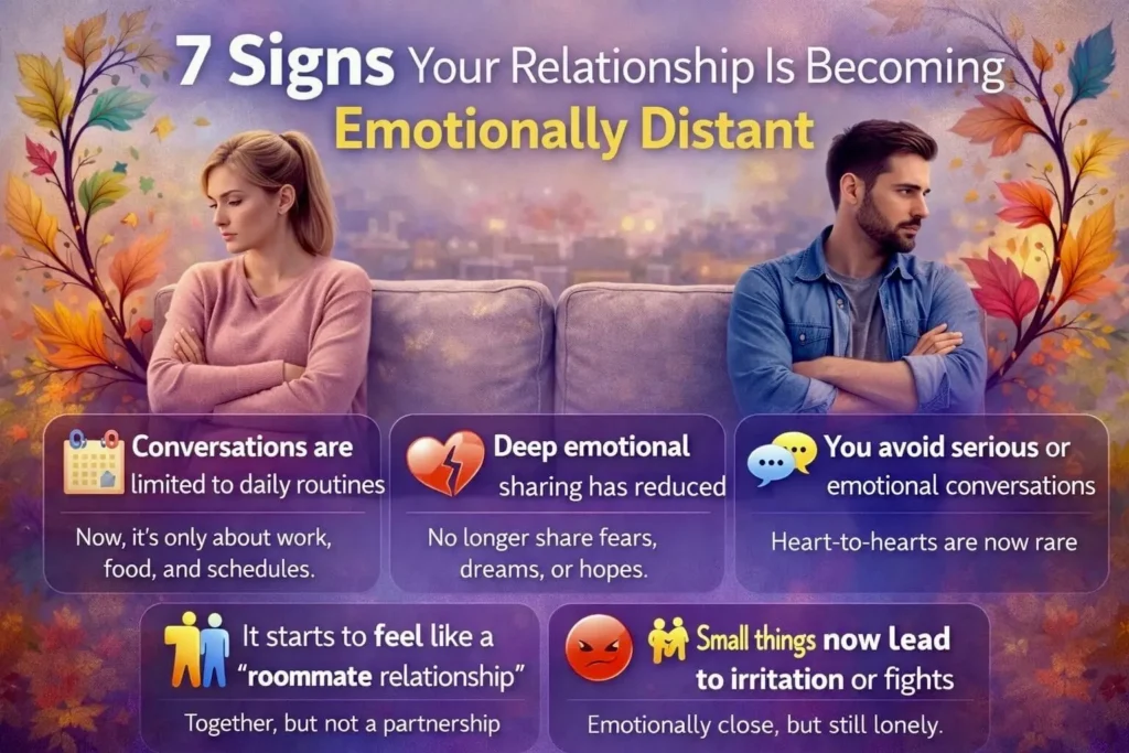 7 Signs Your Relationship Is Becoming Emotionally Distant