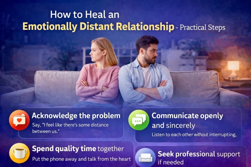 How to Heal an Emotionally Distant Relationship - Practical Steps