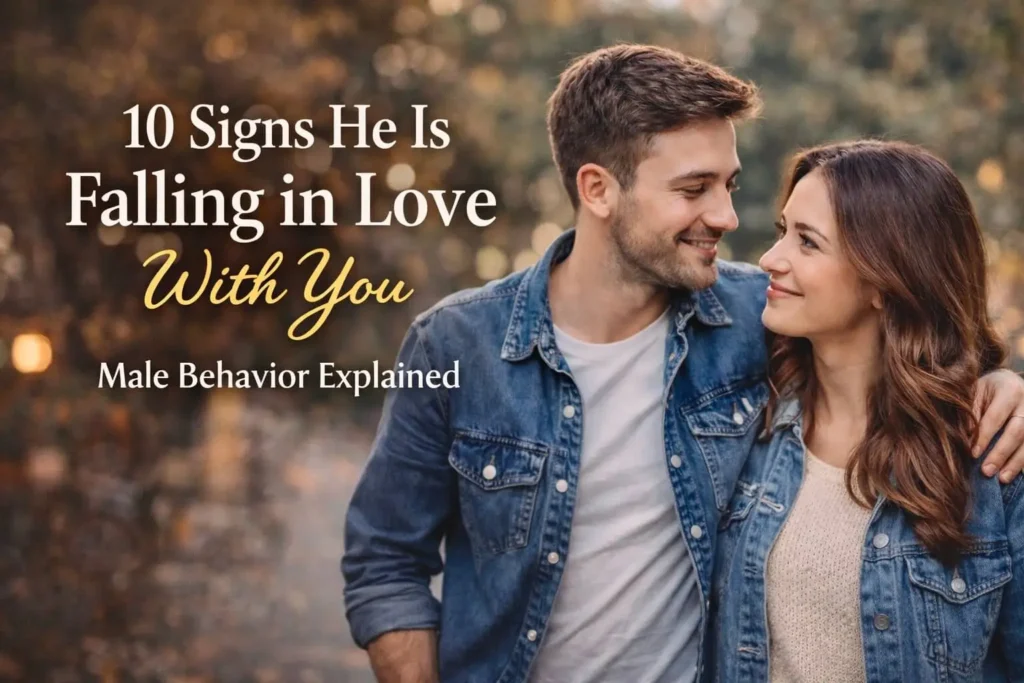 signs he is falling in love with you male behavior psychology