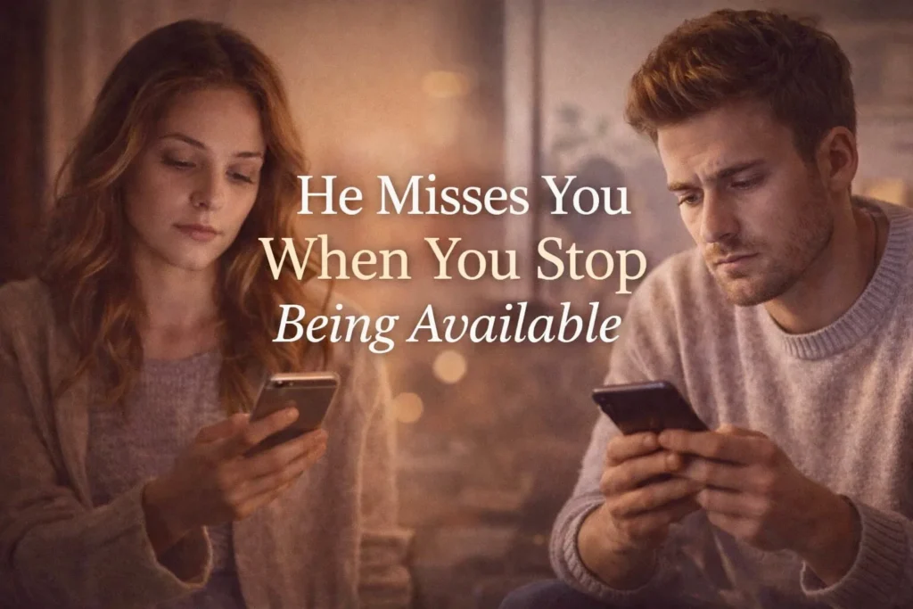 He Starts Missing You