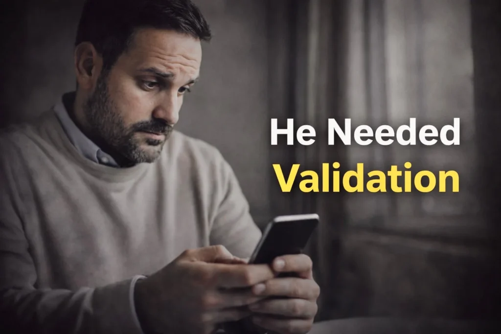 He Needed Validation