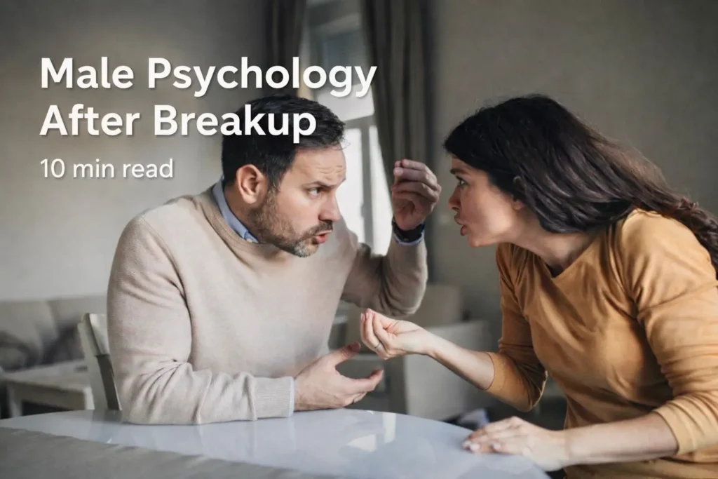 male psychology after breakup emotional stages