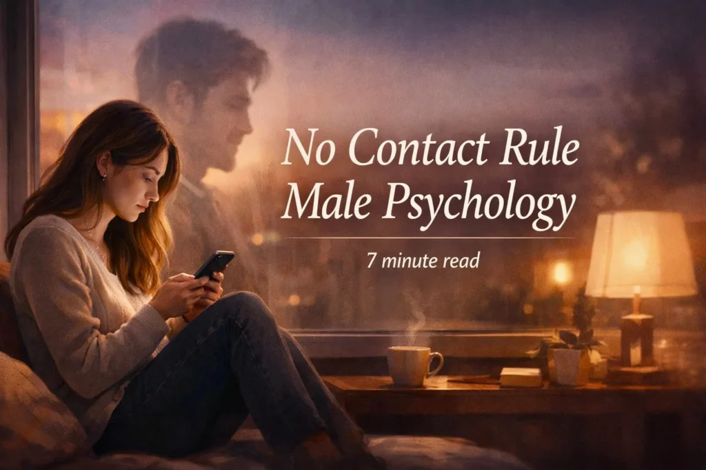 no contact rule male psychology