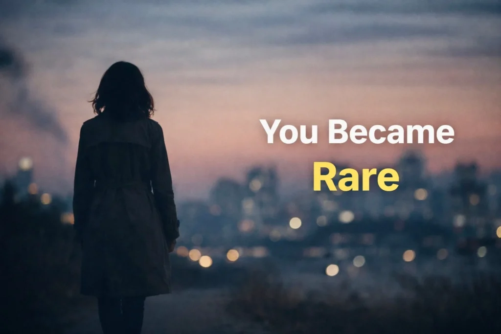 You Became Rare