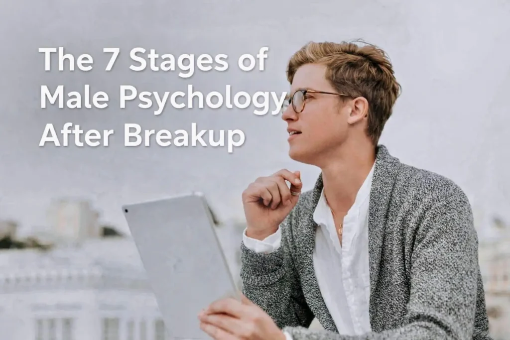 stages of male psychology after breakup