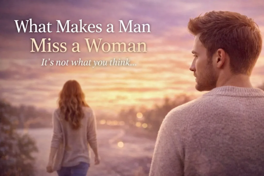 What Makes a Man Miss a Woman