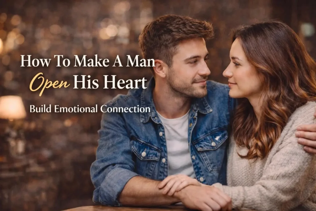 how to make a man open his heart emotional connection tips