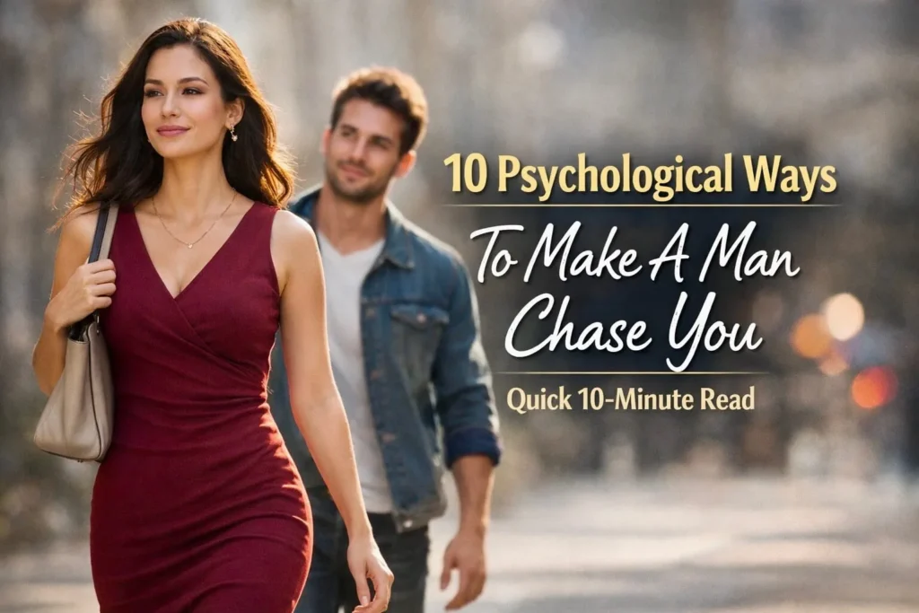 how to make a man chase you psychology attraction tips