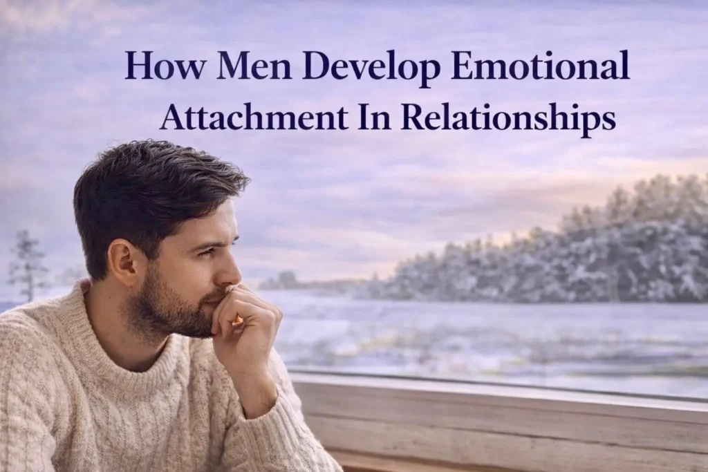 how men develop emotional attachment psychology