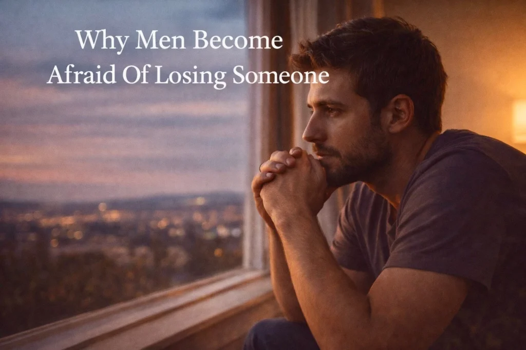 why men became afraid of losing someone