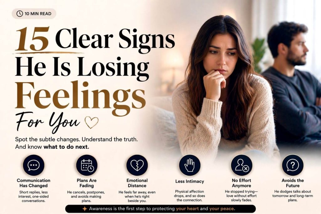 15 clear signs he is losing feelings for you relationship warning signs emotional distance and lack of effort in love