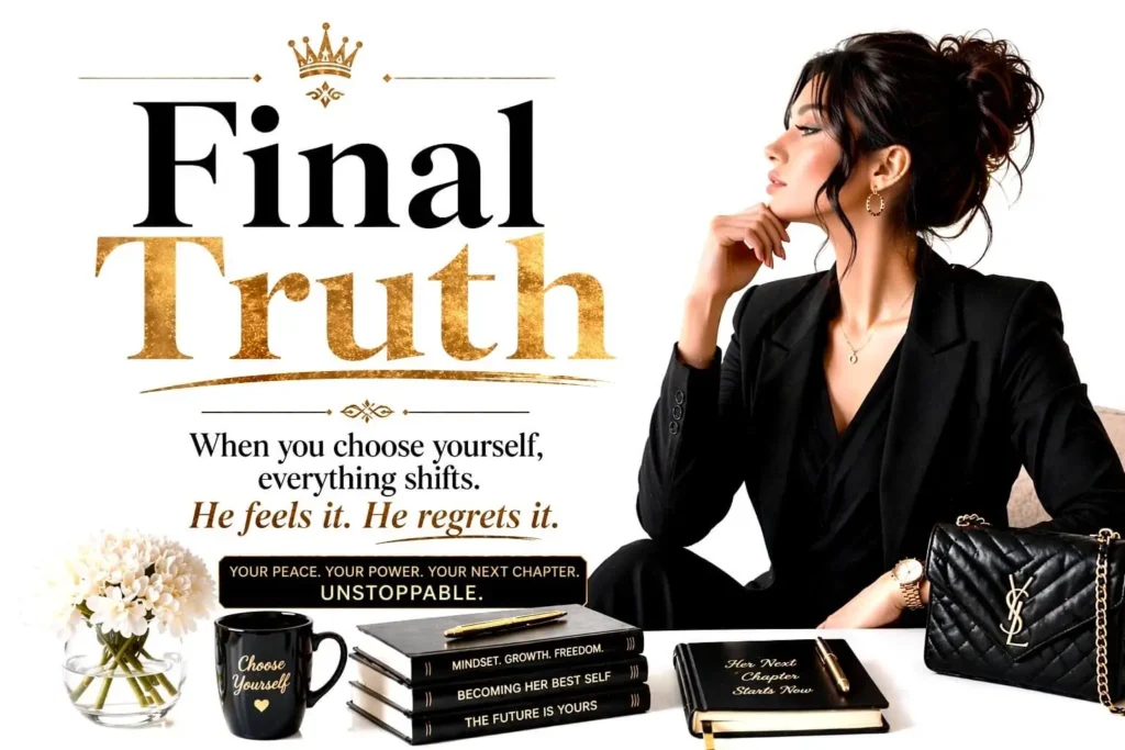 Final truth about making him regret ignoring you by choosing yourself, stopping chasing, and triggering deep emotional attraction and respect