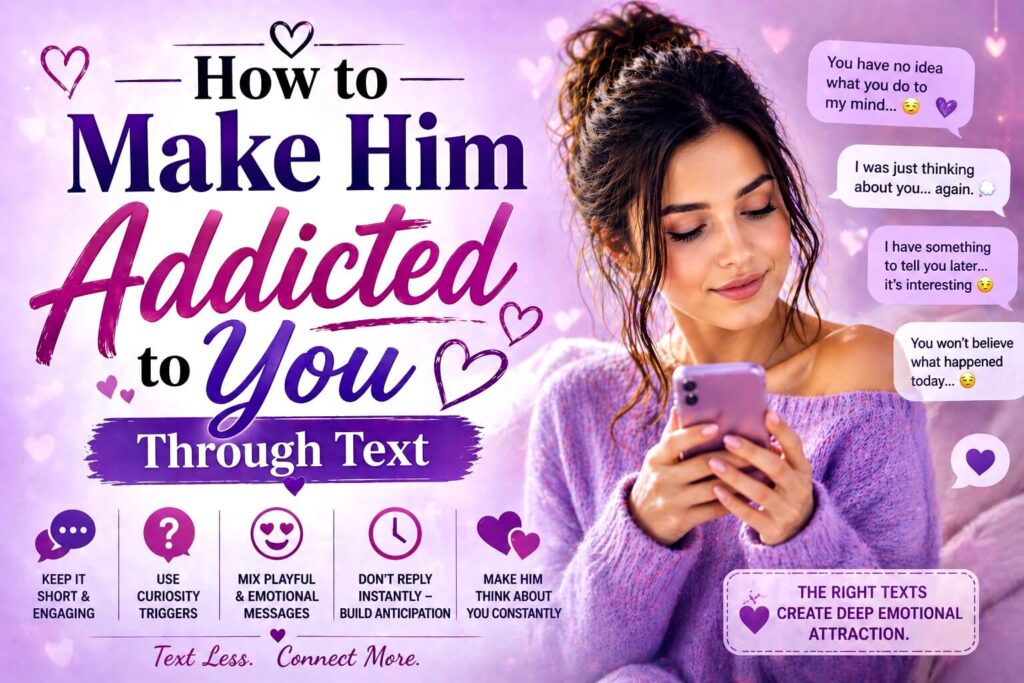 How to Make Him Addicted to You Through Text Messages