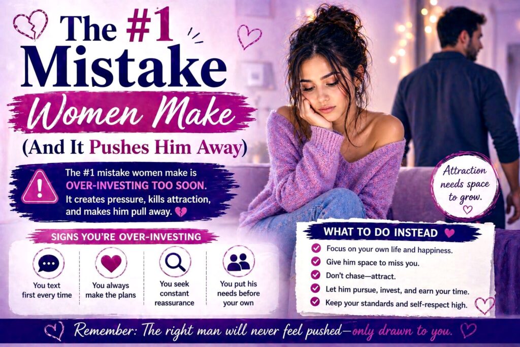 common mistake women make in relationships that causes men to lose interest and pull away