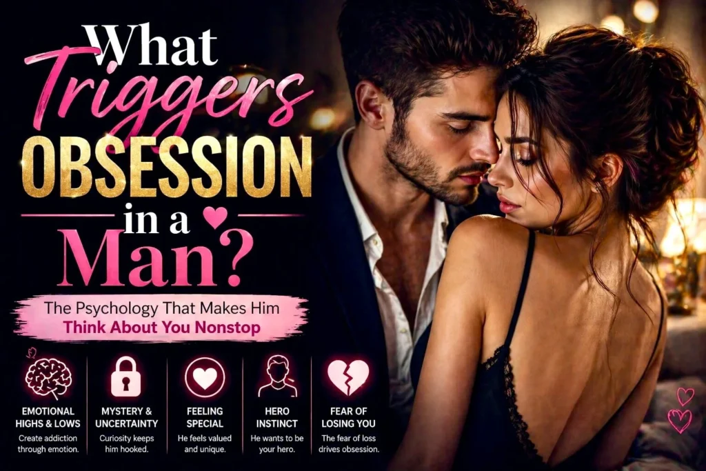 couple emotional moment showing what triggers obsession in a man and deep attraction psychology