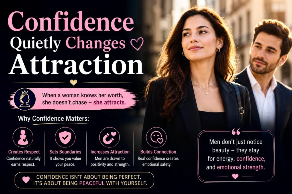 Confidence quietly changes attraction and emotional connection in relationship psychology
