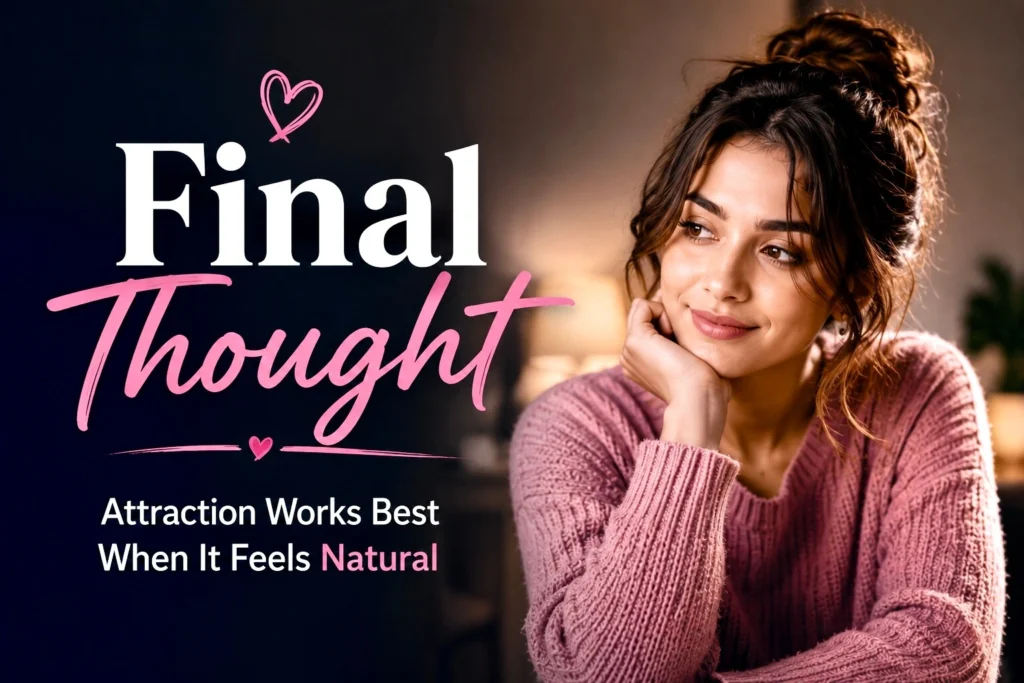 Final thoughts on attraction psychology and making him naturally interested