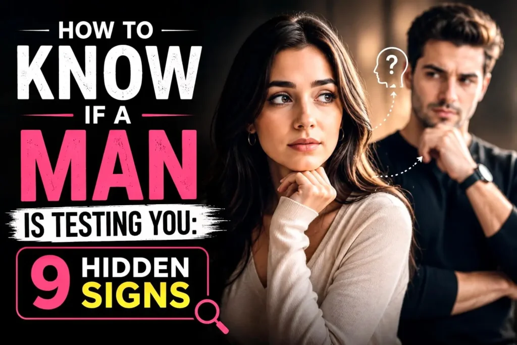 How to know if a man is testing you hidden signs and male psychology relationship advice