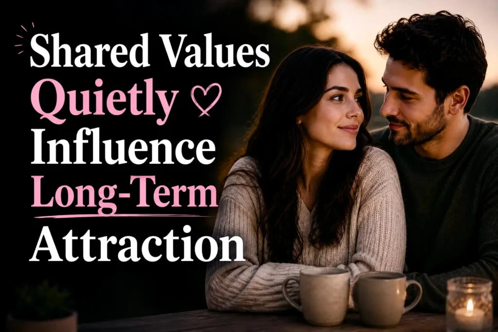 Shared values quietly influence long term attraction and healthy relationships
