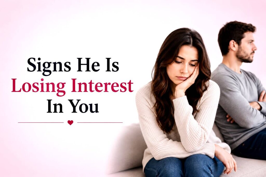 Signs he is losing interest in you emotional distance relationship warning signs