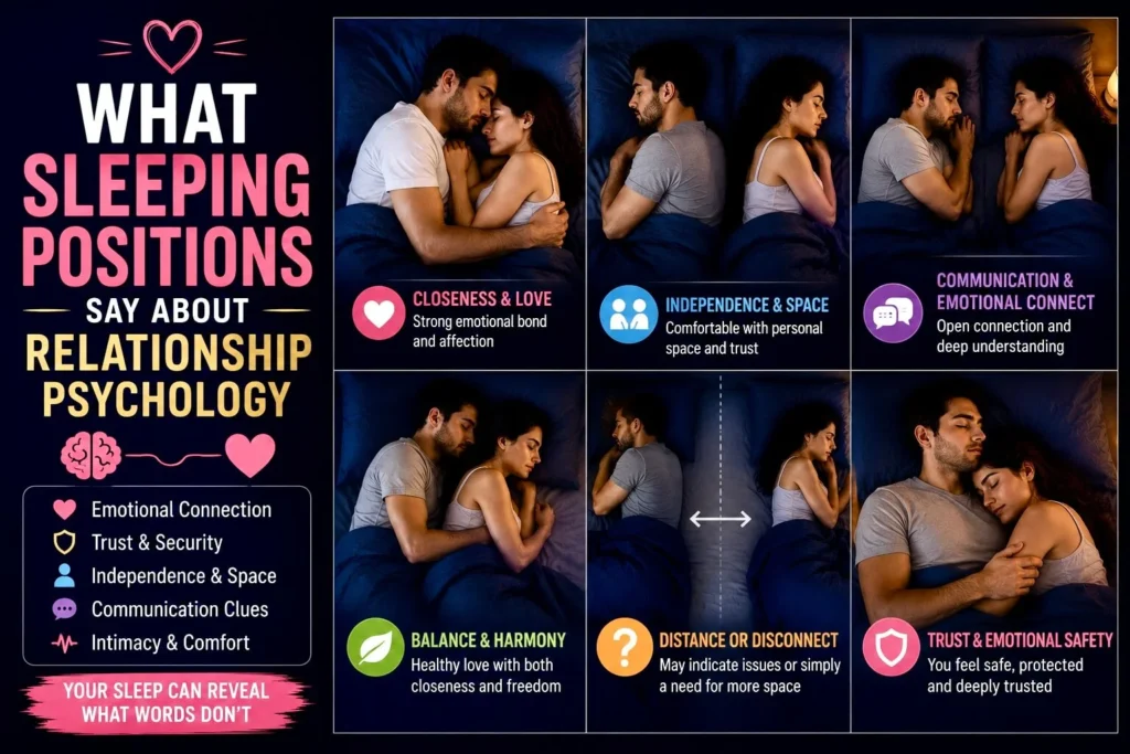 What sleeping positions say about relationship psychology trust emotional connection and intimacy