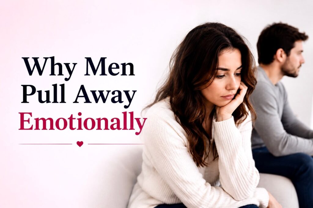 Why men pull away emotionally male psychology relationship advice image