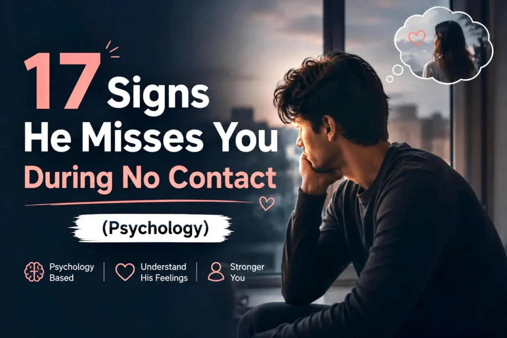Thoughtful man sitting by a window and thinking about a woman during no contact, illustrating signs he misses you after a breakup.