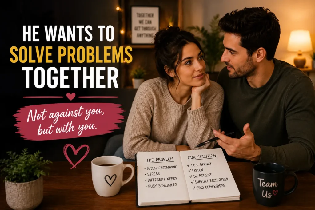 He Wants to Solve Problems Together