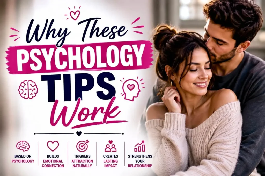 Why These Psychology Tips Work to increase attraction, emotional bonding, and long-term relationship success.