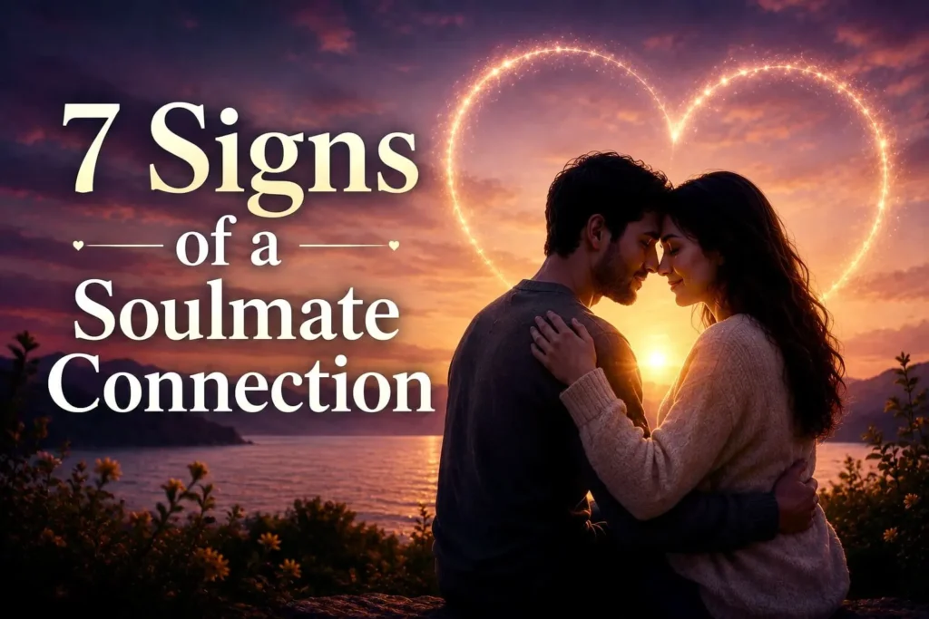 Couple representing signs of a soulmate connection