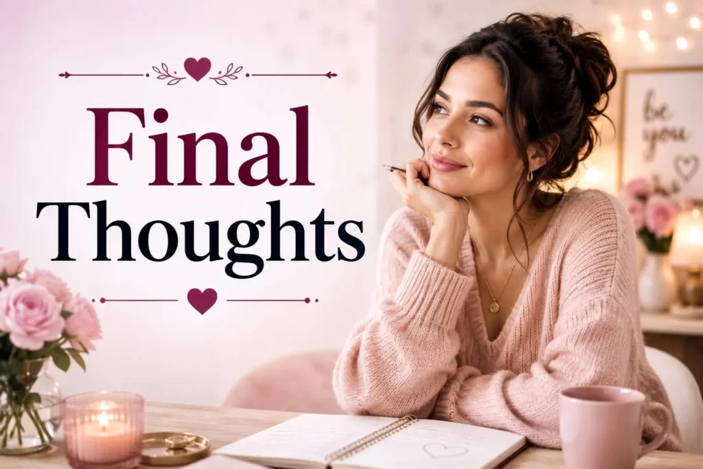 Woman reflecting on feminine energy and healthy romantic relationships
