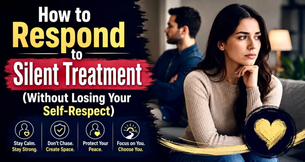 How to respond to silent treatment while protecting your self-respect and emotional well-being