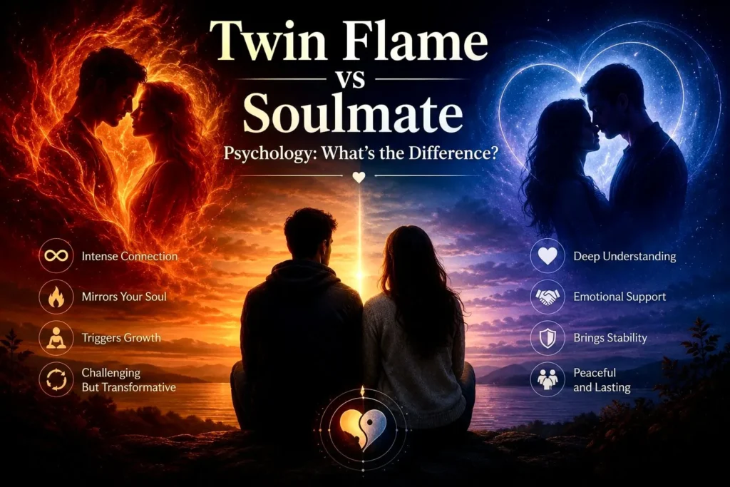 Twin flame vs soulmate psychology and romantic connection